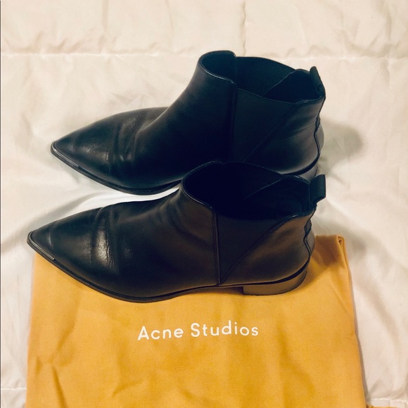 Acne Studios Black Chelsea Boots - Picture 3 of 4